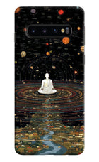 Space Monk Samsung S10 Hard Case Back Cover by Casekaro