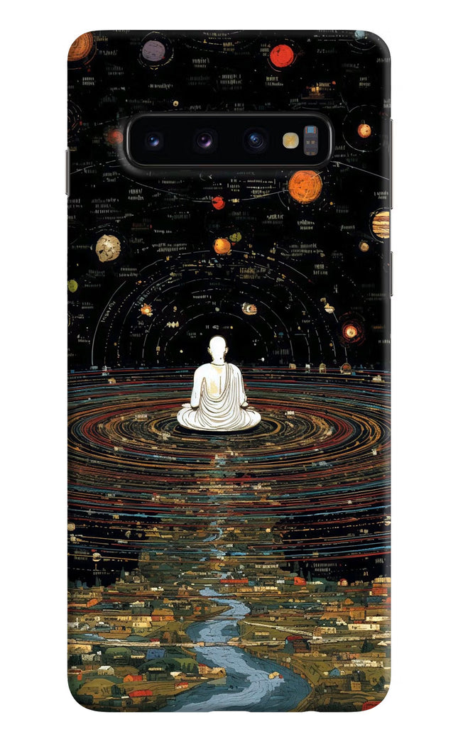 Space Monk Samsung S10 Hard Case Back Cover by Casekaro