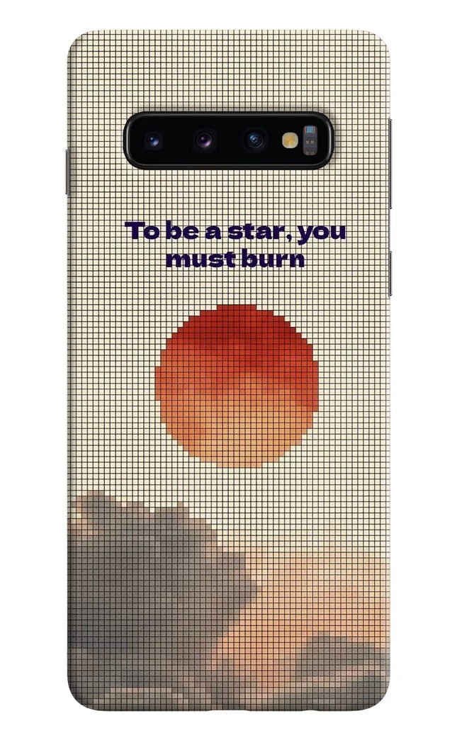 Pixel Sun Samsung S10 Hard Case Back Cover by Casekaro