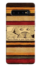 Vinyl Stripes Samsung S10 Hard Case Back Cover by Casekaro