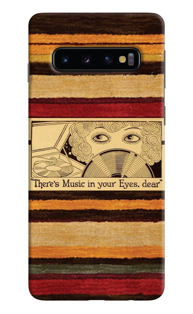 Vinyl Stripes Samsung S10 Hard Case Back Cover by Casekaro