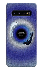 Dark Koi Samsung S10 Hard Case Back Cover by Casekaro