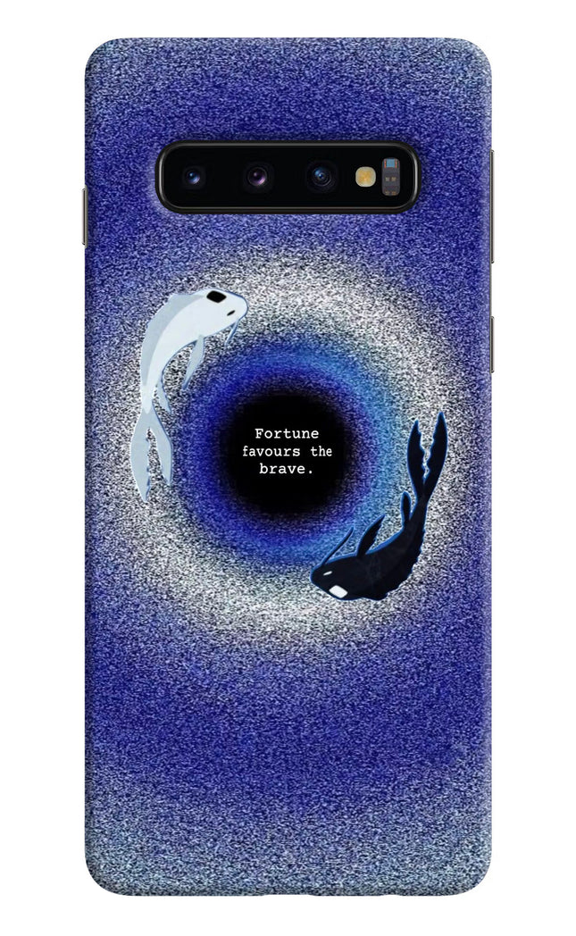 Dark Koi Samsung S10 Hard Case Back Cover by Casekaro