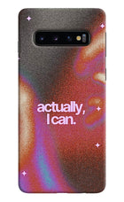 Pink Aura Samsung S10 Hard Case Back Cover by Casekaro