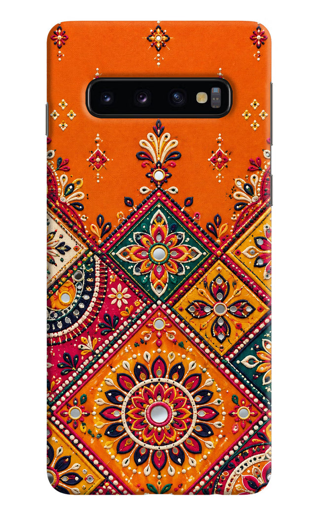 Kutch Glow Samsung S10 Hard Case Back Cover by Casekaro