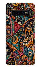 Folk Print Samsung S10 Back Cover