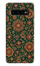 Green Pataka Samsung S10 Hard Case Back Cover by Casekaro