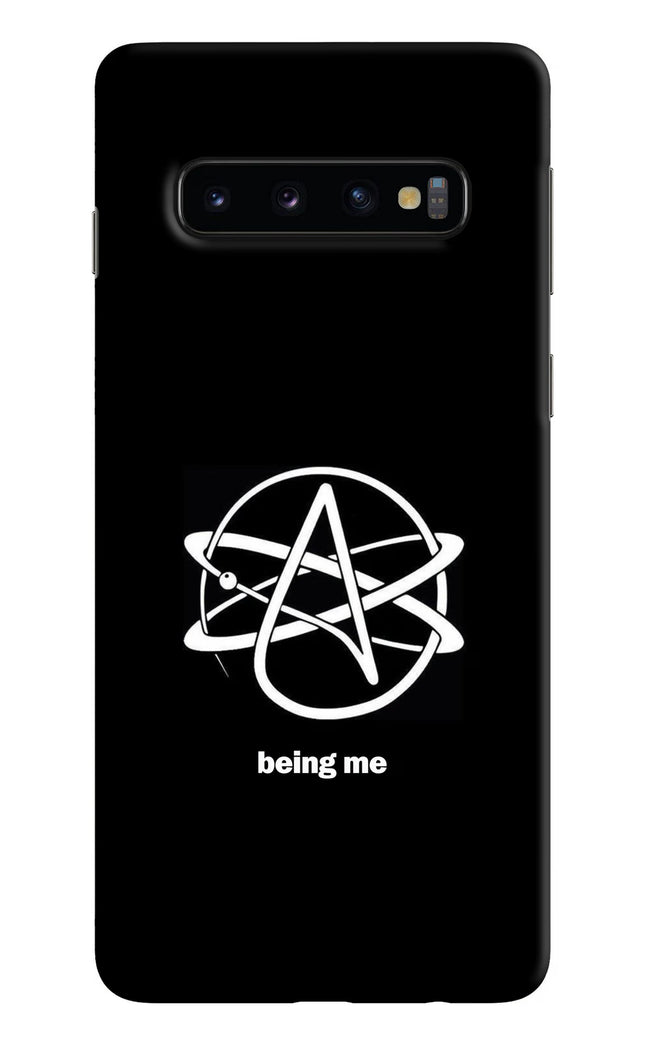 Atheist Symbol Samsung S10 Hard Case Back Cover by Casekaro
