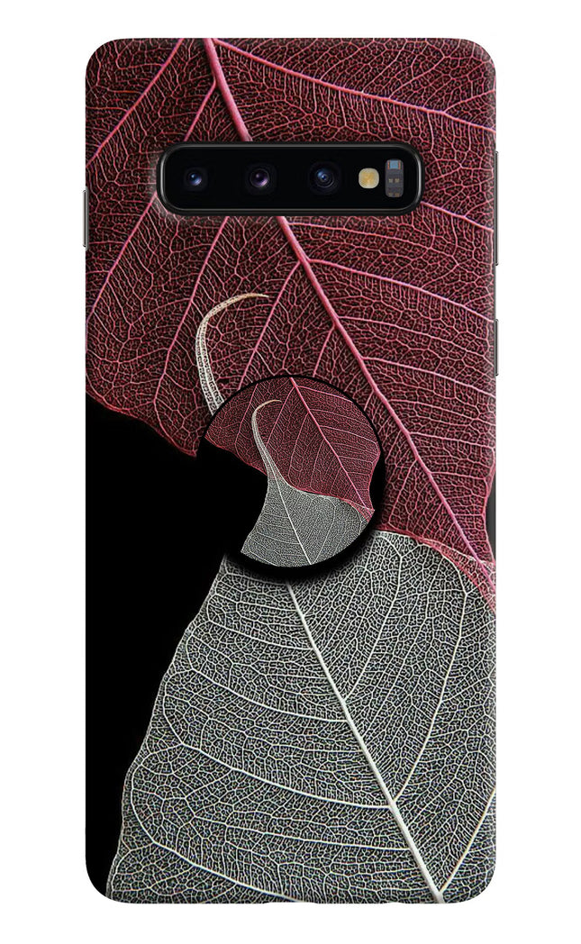Leaf Pattern Samsung S10 Pop Case by Casekaro