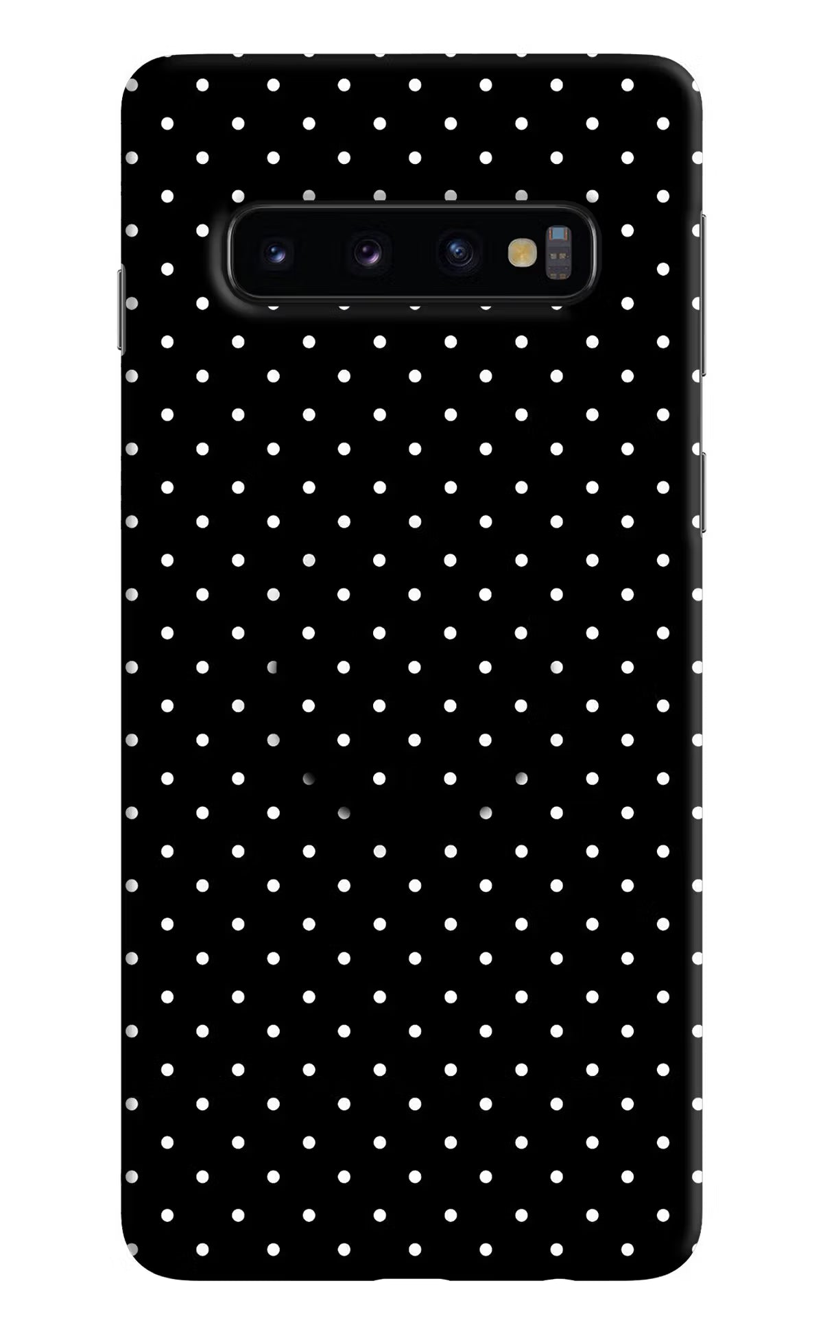 White Dots Samsung S10 Pop Case by Casekaro