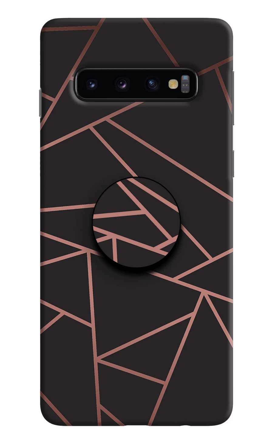 Geometric Pattern Samsung S10 Pop Case, Hard case