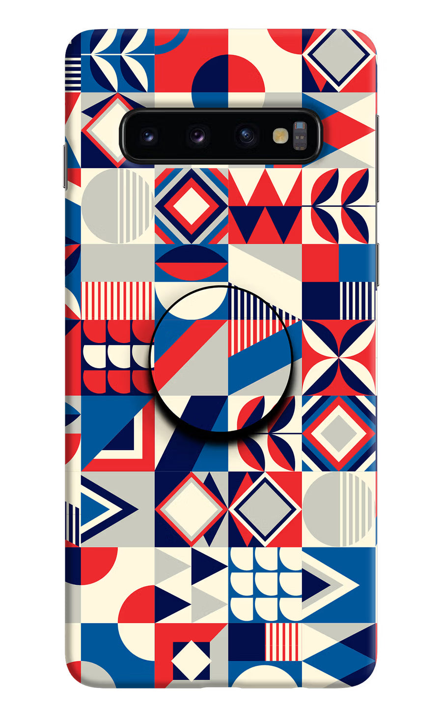 Colorful Pattern Samsung S10 Pop Case, Hard case