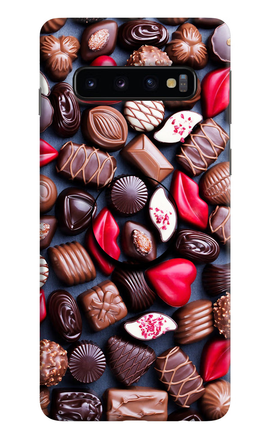 Chocolates Samsung S10 Pop Case, Hard case