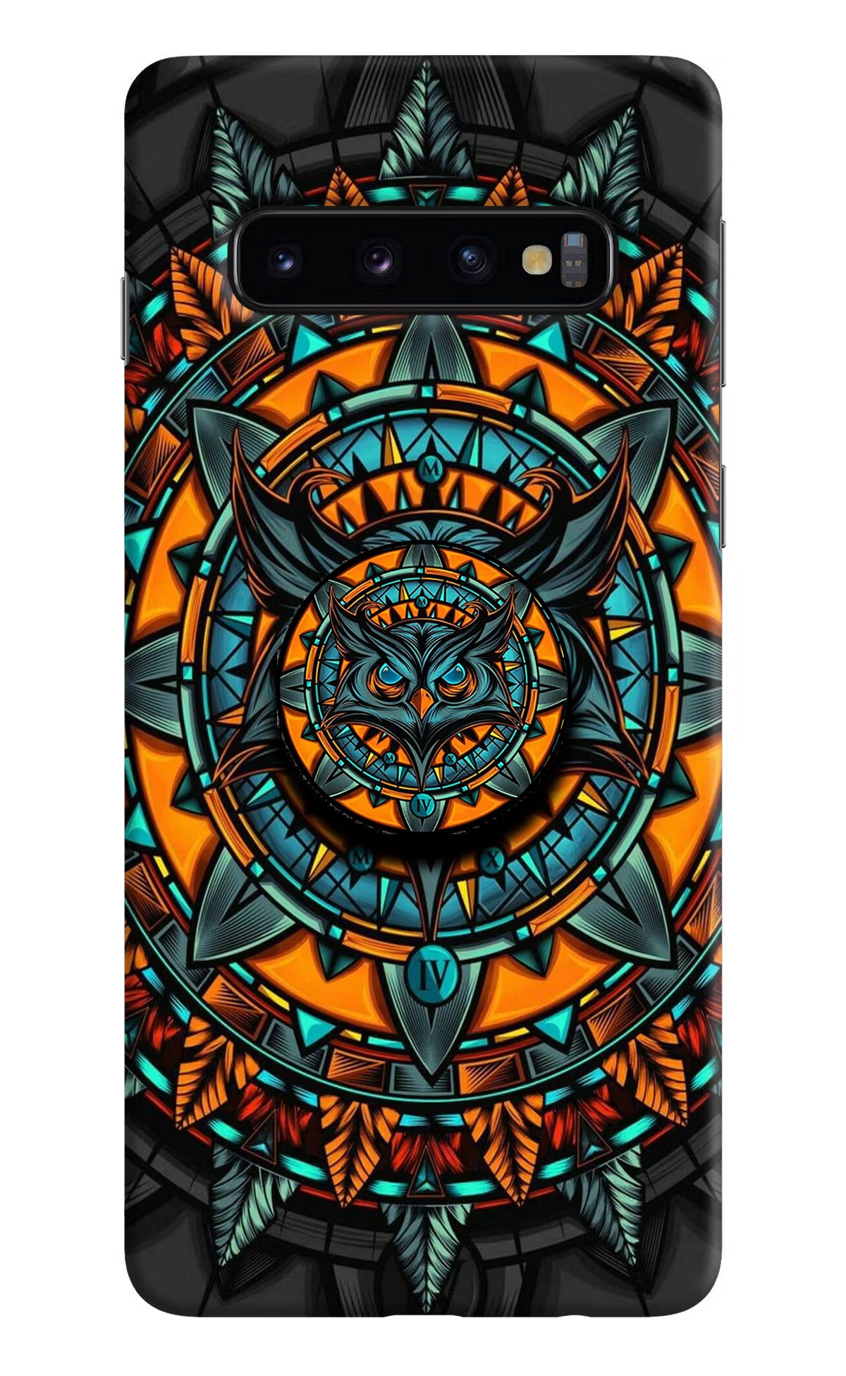 Angry Owl Samsung S10 Pop Case by Casekaro