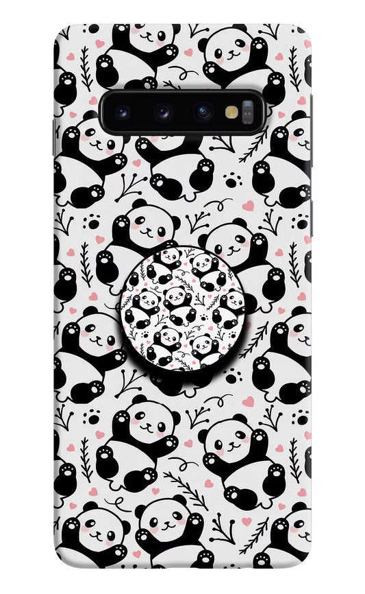 Cute Panda Samsung S10 Pop Case by Casekaro