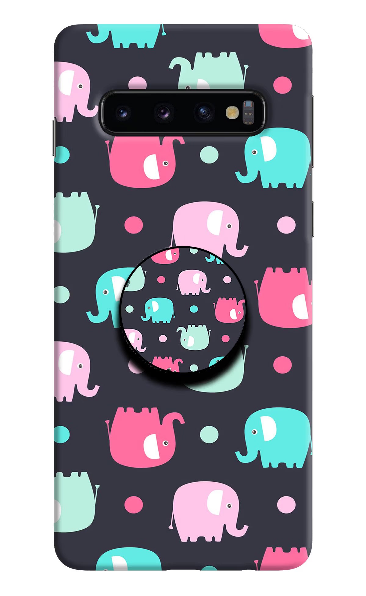 Baby Elephants Samsung S10 Pop Case by Casekaro