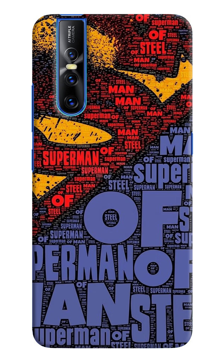 Superman Vivo V15 Pro Back Cover, Hard case