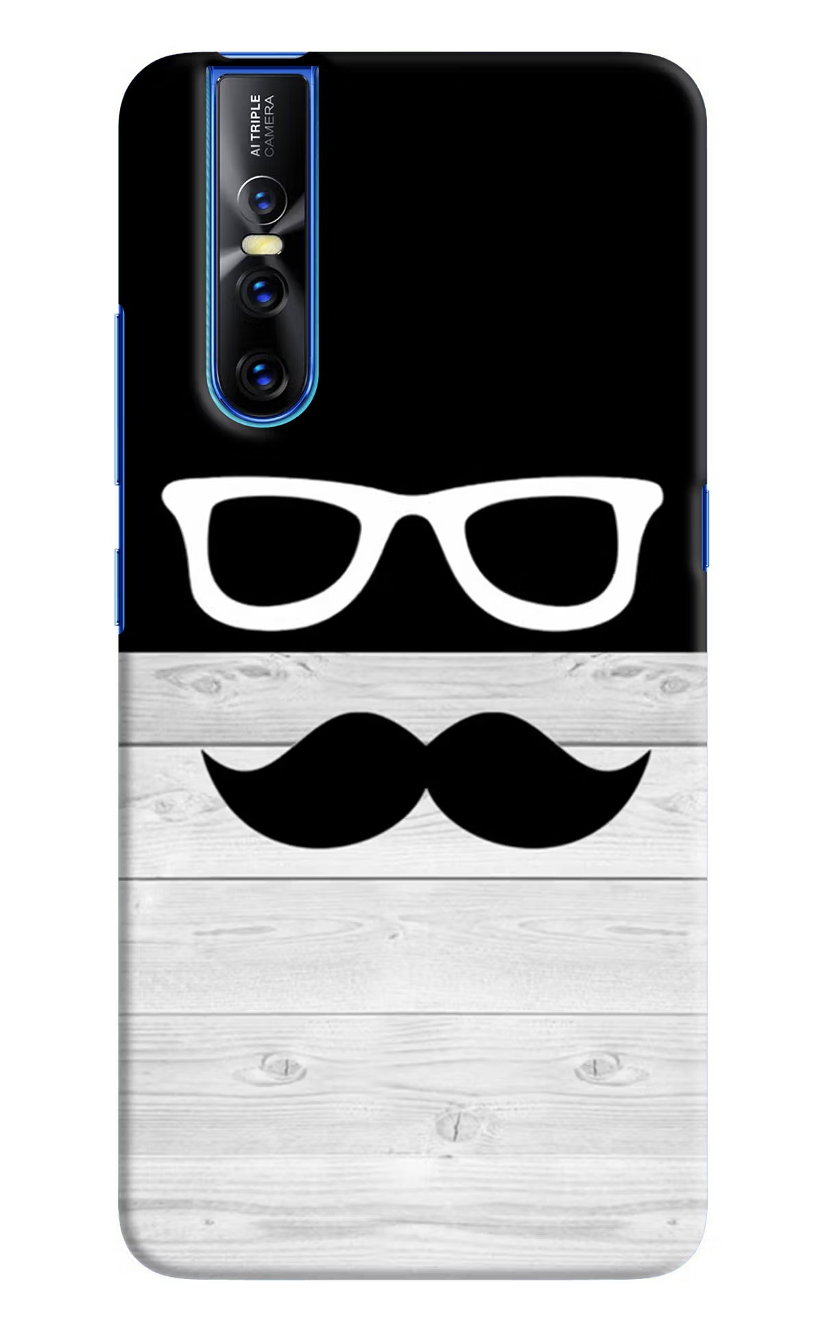 Mustache Vivo V15 Pro Hard Case Back Cover by Casekaro