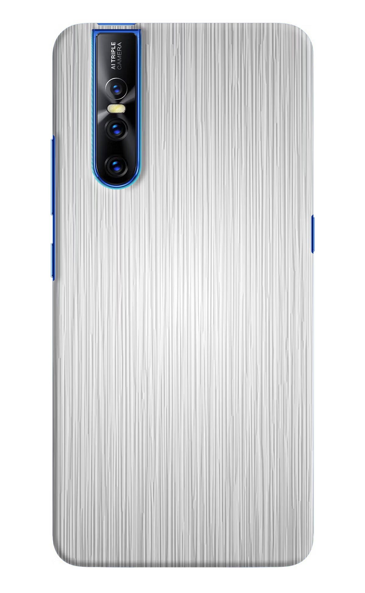 Wooden Grey Texture Vivo V15 Pro Hard Case Back Cover by Casekaro