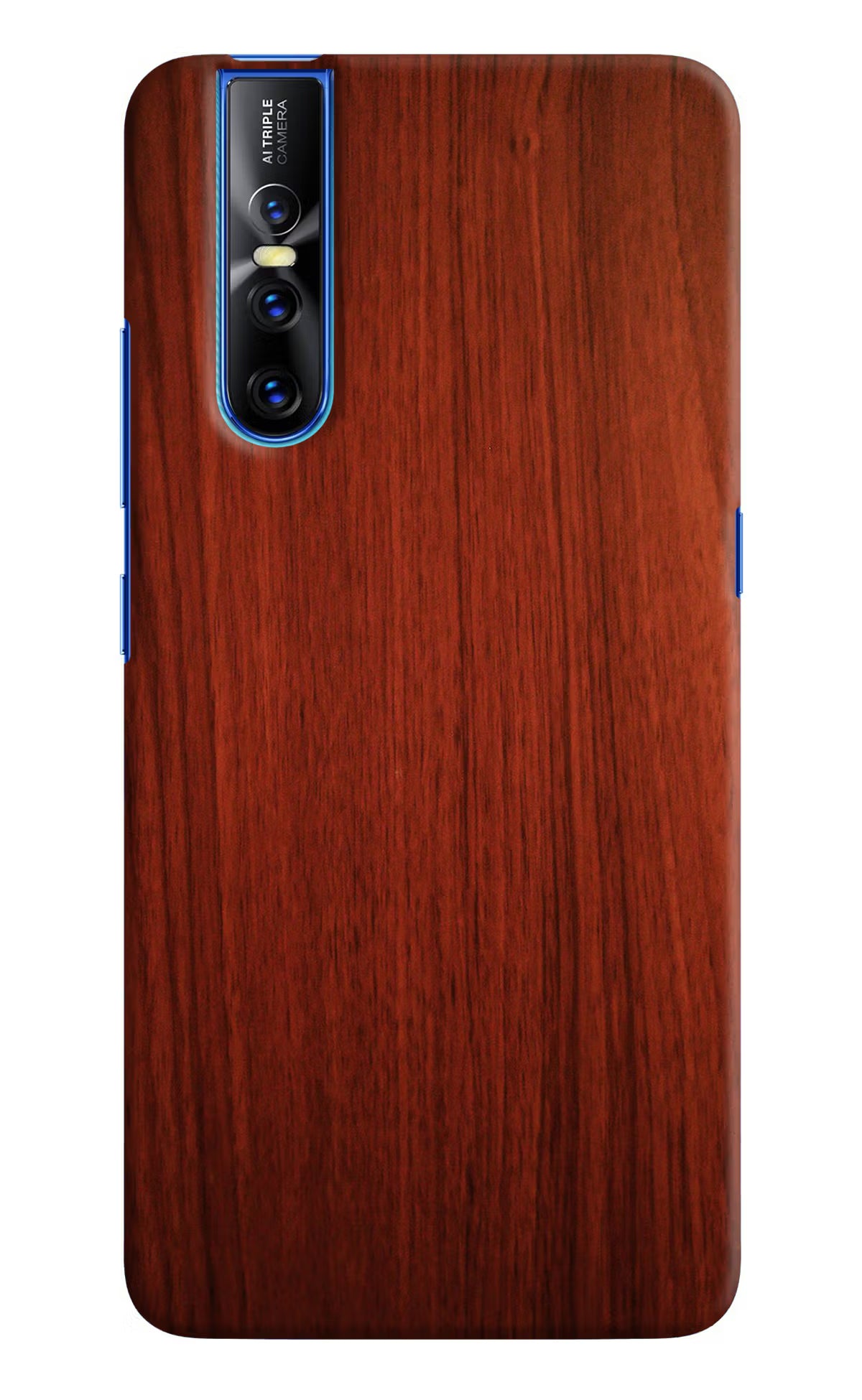 Wooden Plain Pattern Vivo V15 Pro Hard Case Back Cover by Casekaro