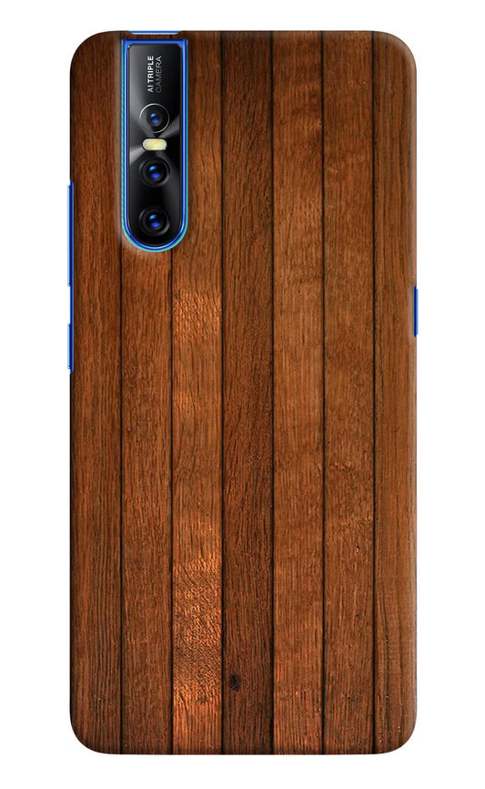 Wooden Artwork Bands Vivo V15 Pro Hard Case Back Cover by Casekaro