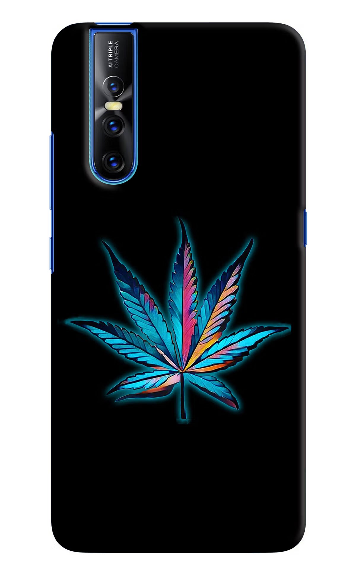 Weed Vivo V15 Pro Hard Case Back Cover by Casekaro