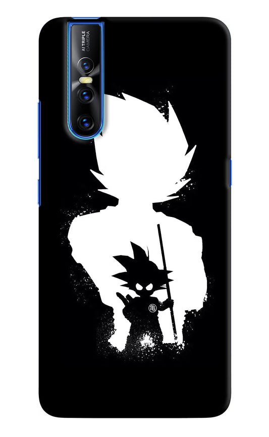 Goku Shadow Vivo V15 Pro Hard Case Back Cover by Casekaro