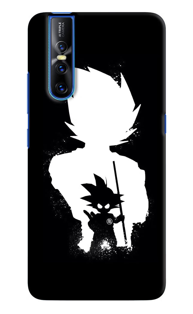 Goku Shadow Vivo V15 Pro Hard Case Back Cover by Casekaro