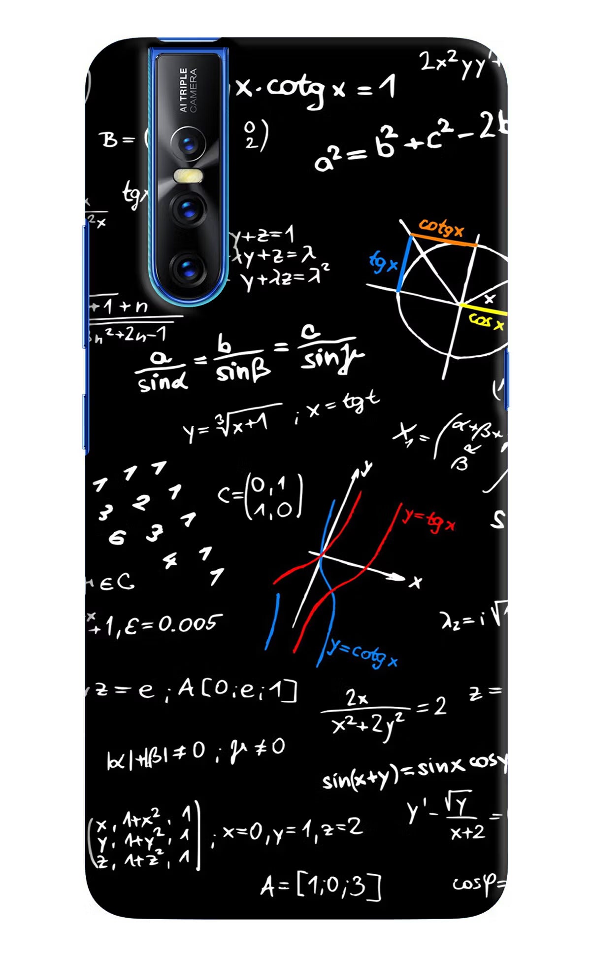 Mathematics Formula Vivo V15 Pro Hard Case Back Cover by Casekaro