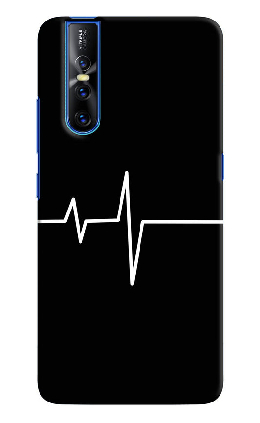 Heart Beats Vivo V15 Pro Hard Case Back Cover by Casekaro