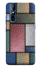 Multicolor Jeans Vivo V15 Pro Hard Case Back Cover by Casekaro