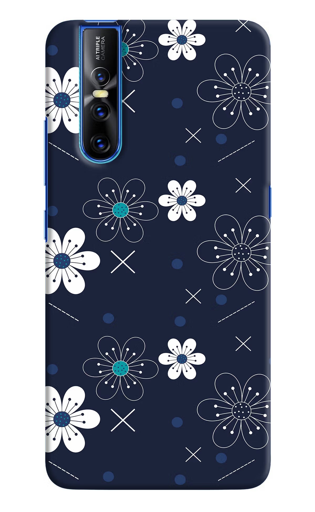 Flowers Vivo V15 Pro Hard Case Back Cover by Casekaro
