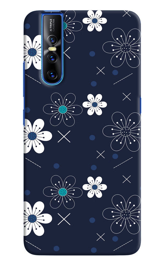 Flowers Vivo V15 Pro Hard Case Back Cover by Casekaro