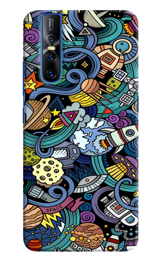 Space Abstract Vivo V15 Pro Hard Case Back Cover by Casekaro