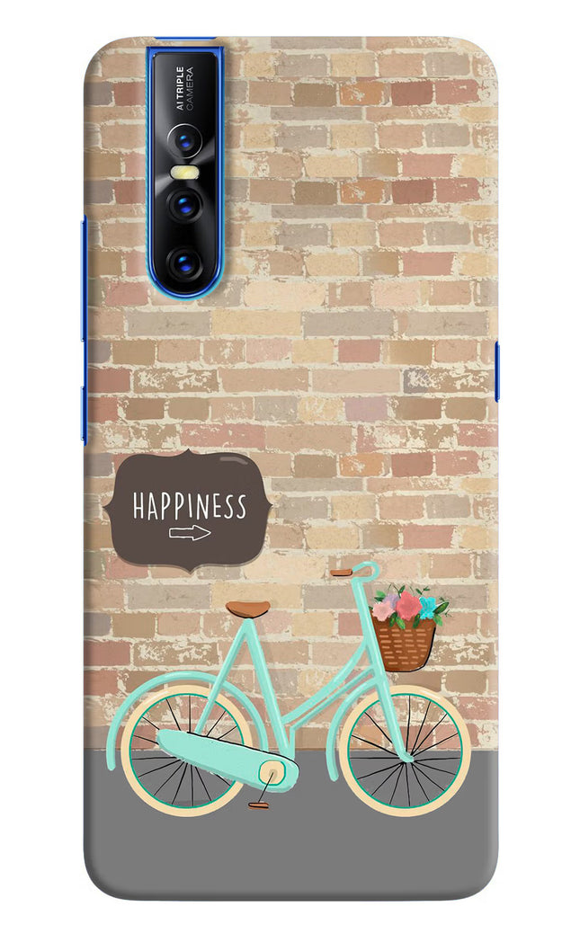 Happiness Artwork Vivo V15 Pro Hard Case Back Cover by Casekaro