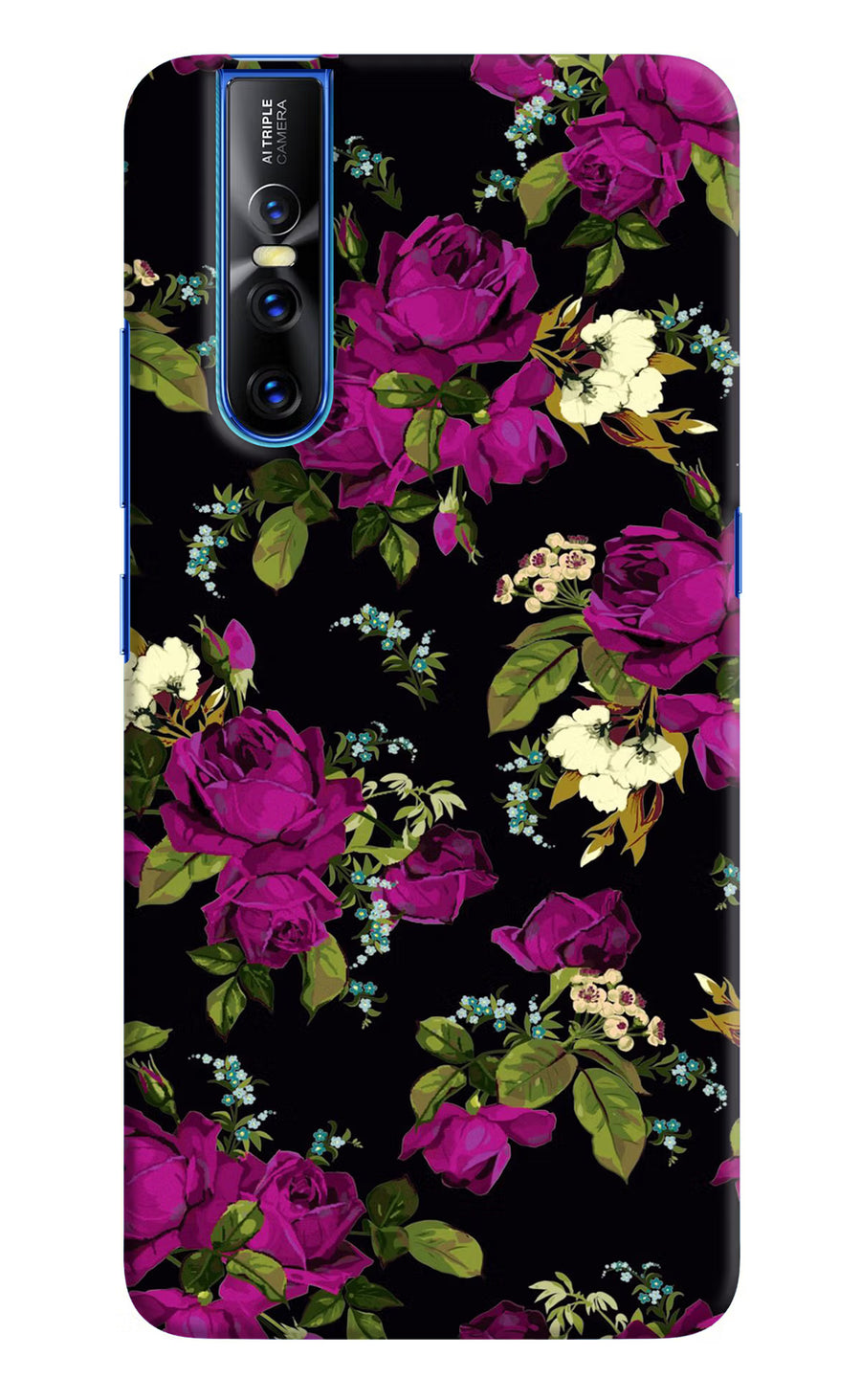 Flowers Vivo V15 Pro Back Cover, Hard case