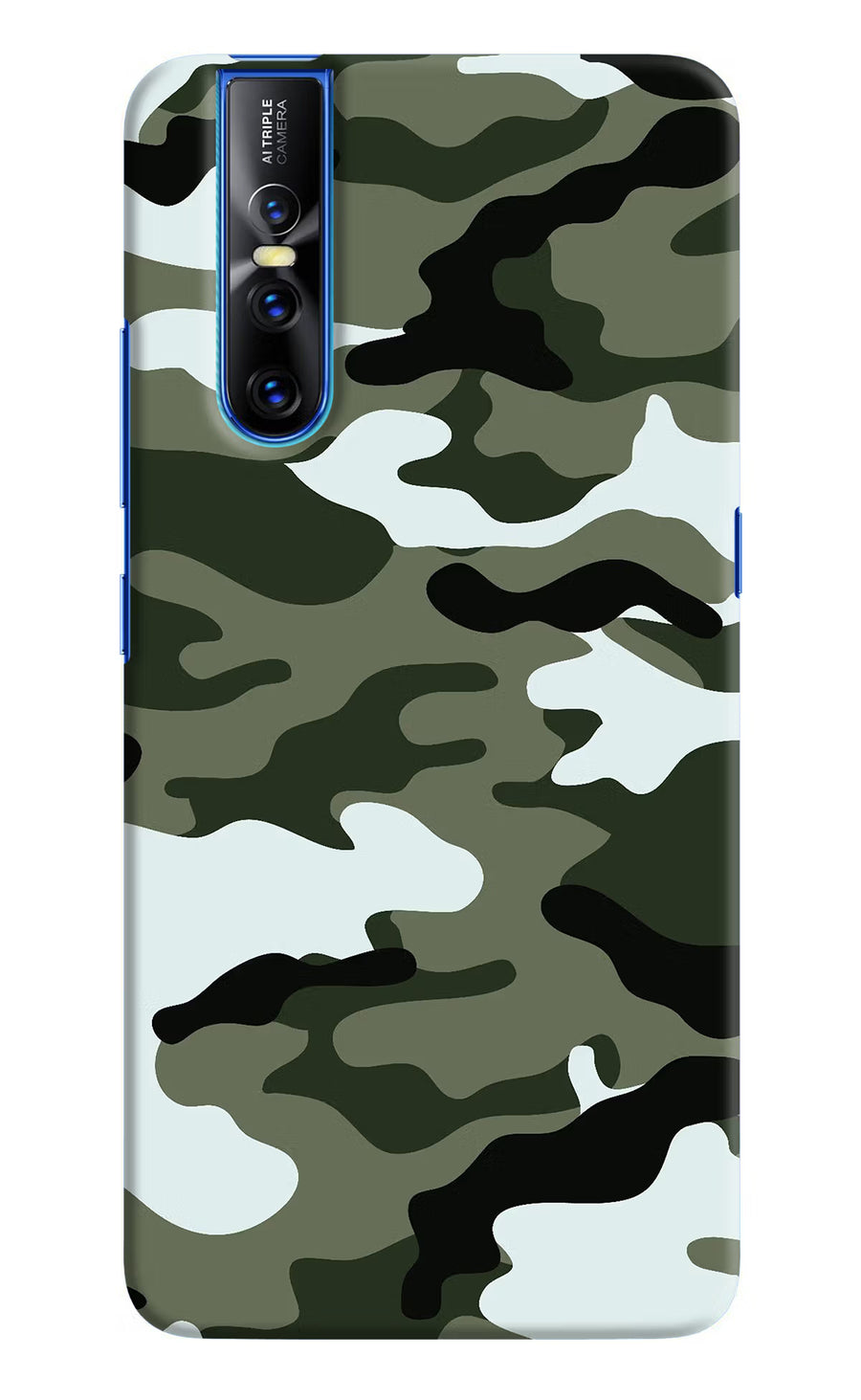 Camouflage Vivo V15 Pro Back Cover, Hard case