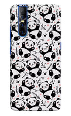 Cute Panda Vivo V15 Pro Hard Case Back Cover by Casekaro