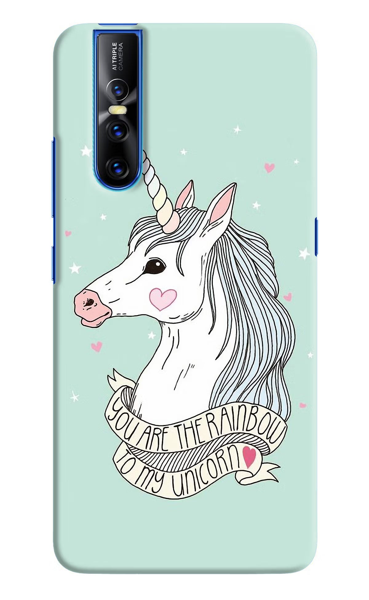 Unicorn Wallpaper Vivo V15 Pro Hard Case Back Cover by Casekaro