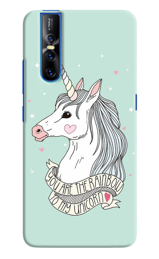 Unicorn Wallpaper Vivo V15 Pro Hard Case Back Cover by Casekaro