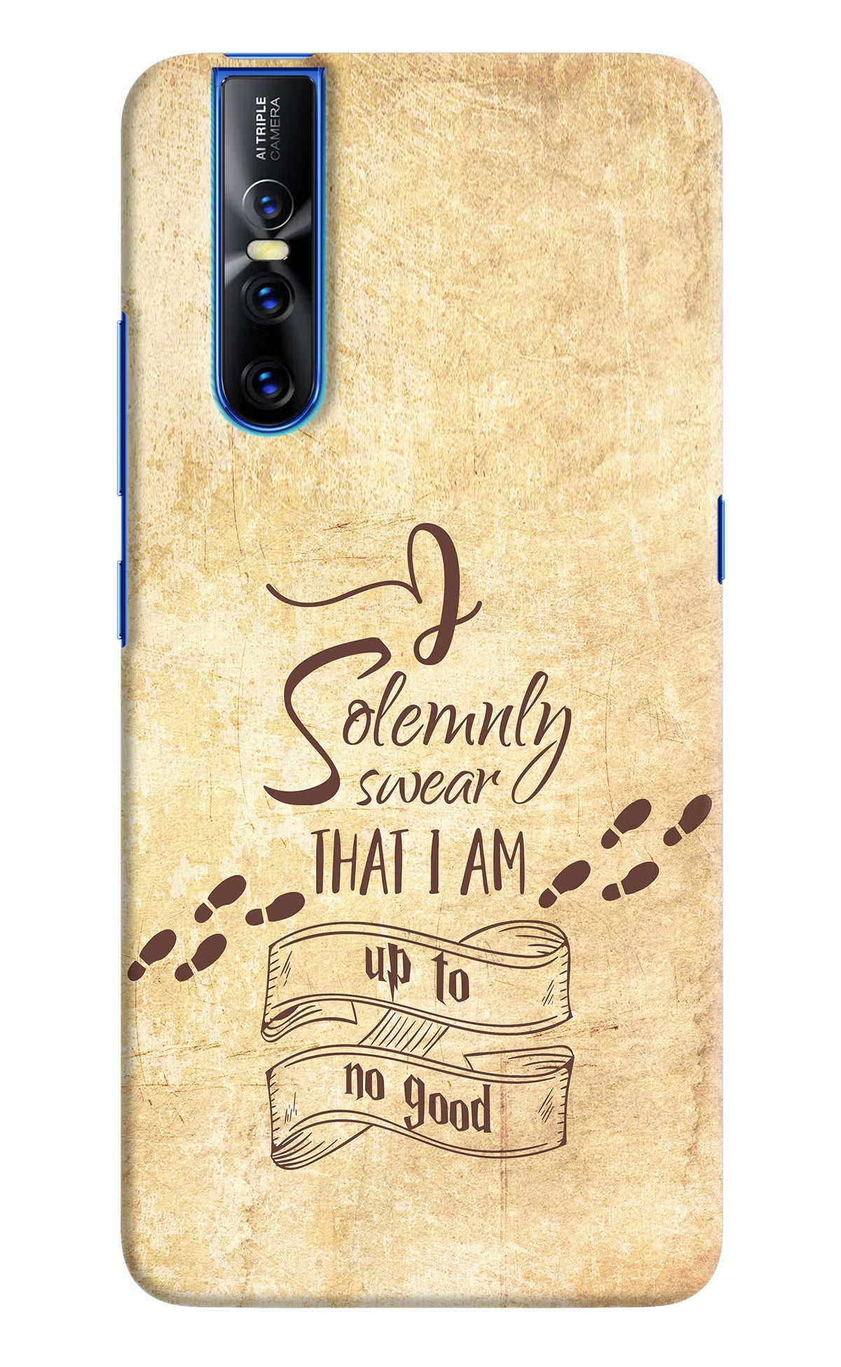 I Solemnly swear that i up to no good Vivo V15 Pro Hard Case Back Cover by Casekaro