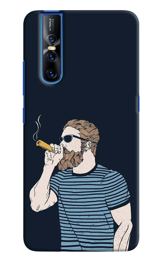 Smoking Vivo V15 Pro Hard Case Back Cover by Casekaro