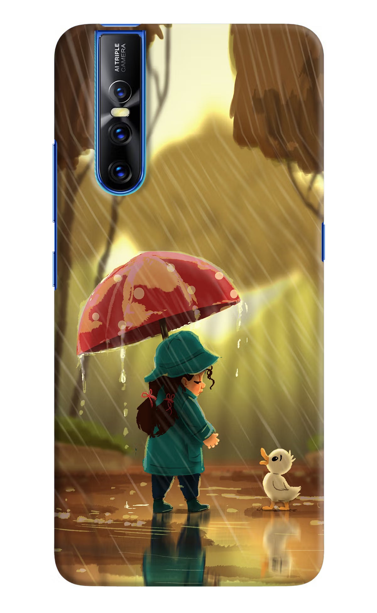 Rainy Day Vivo V15 Pro Hard Case Back Cover by Casekaro