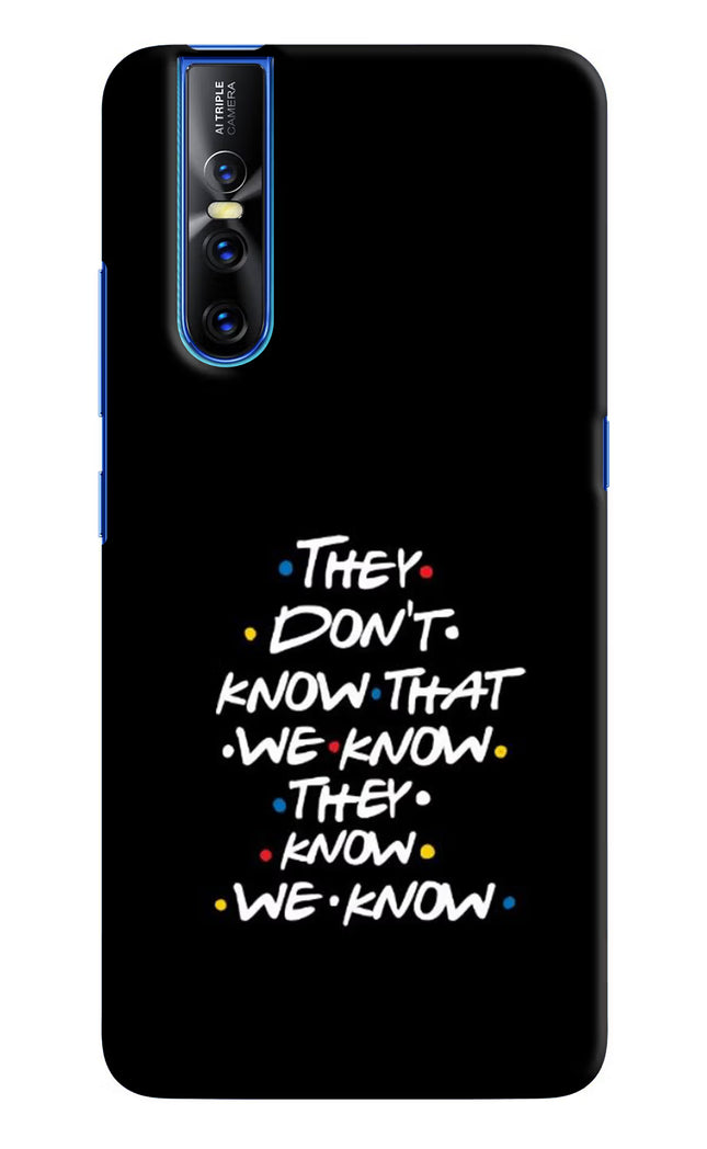 FRIENDS Dialogue Vivo V15 Pro Hard Case Back Cover by Casekaro