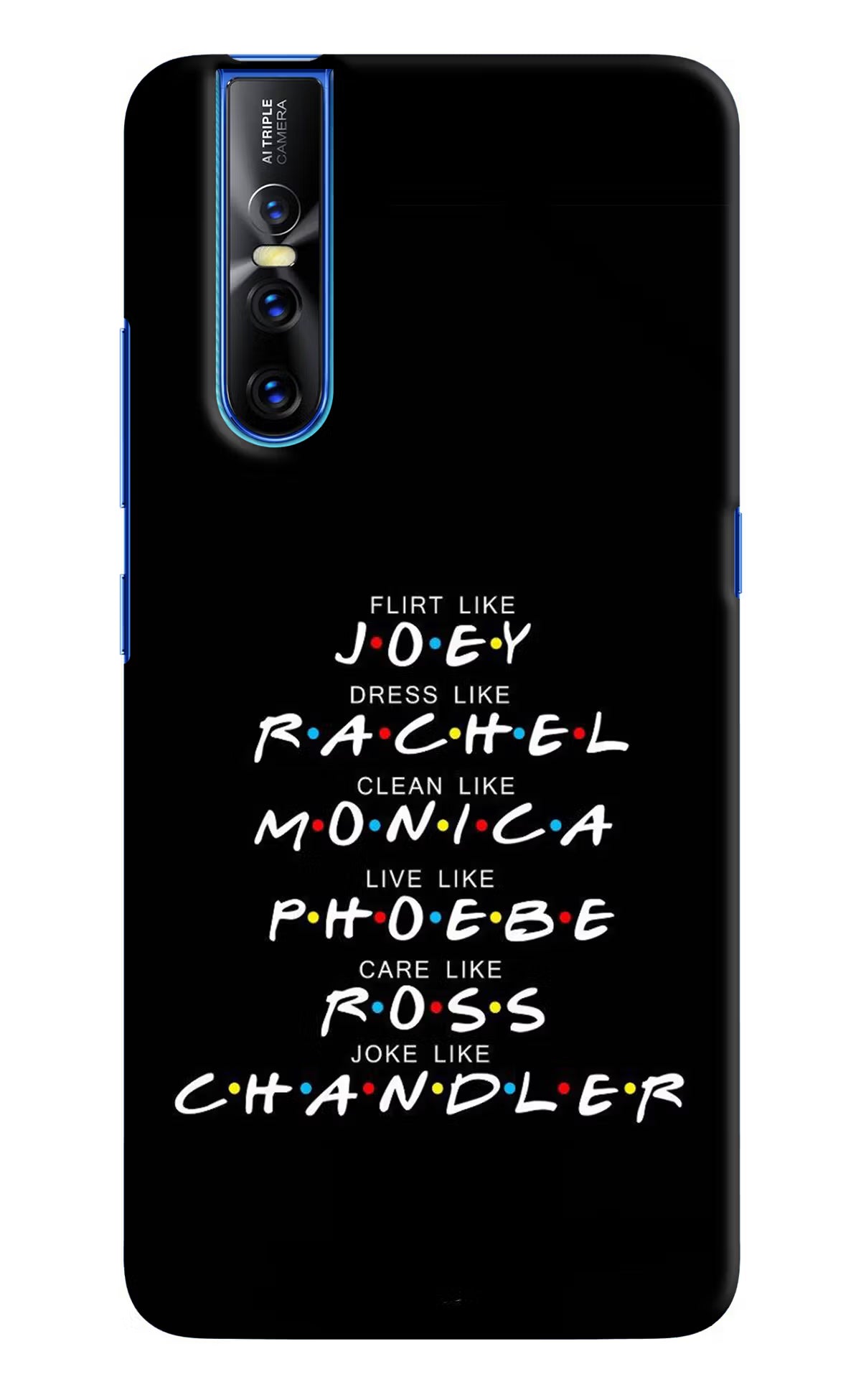 FRIENDS Character Vivo V15 Pro Hard Case Back Cover by Casekaro