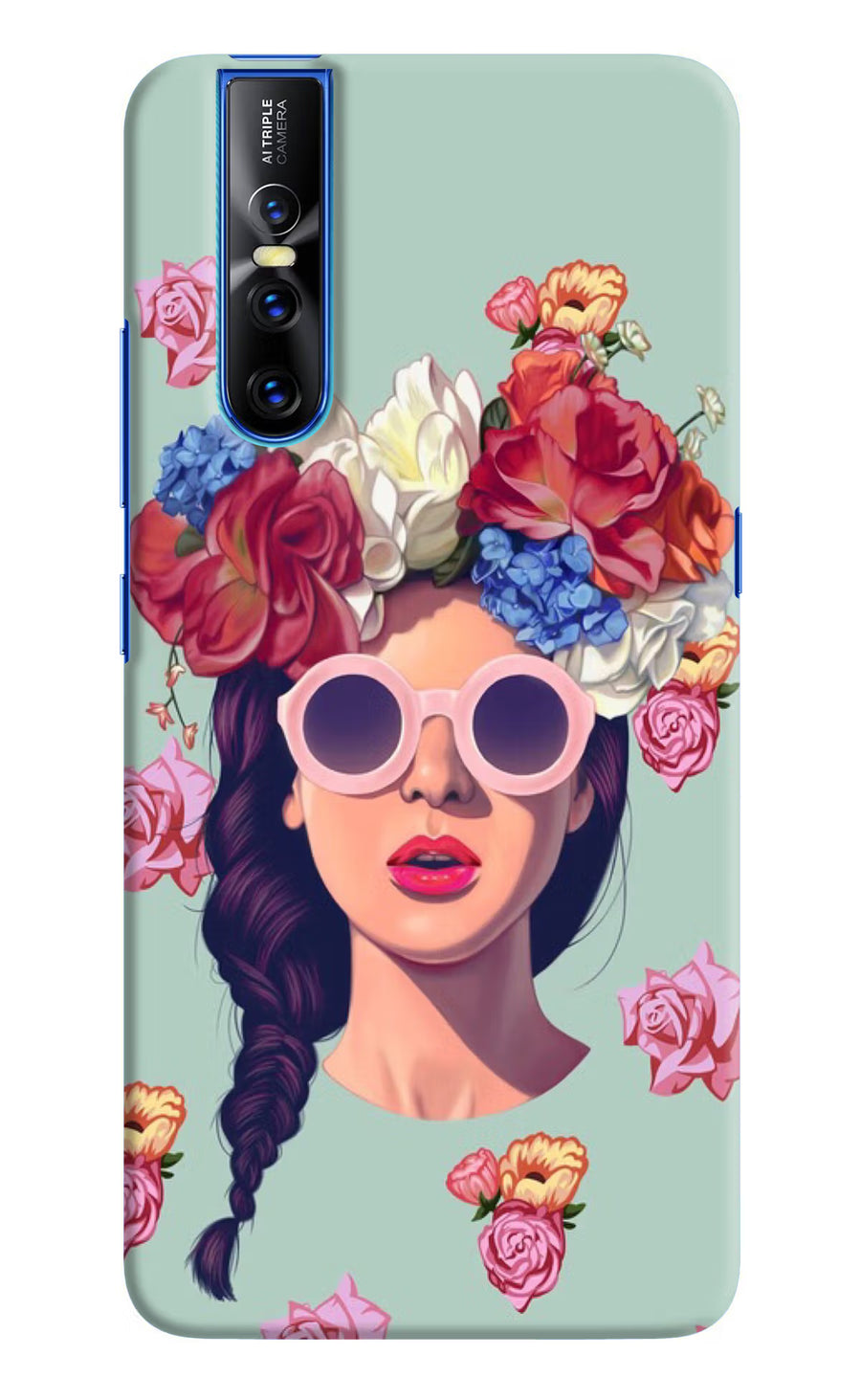 Pretty Girl Vivo V15 Pro Back Cover, Hard case