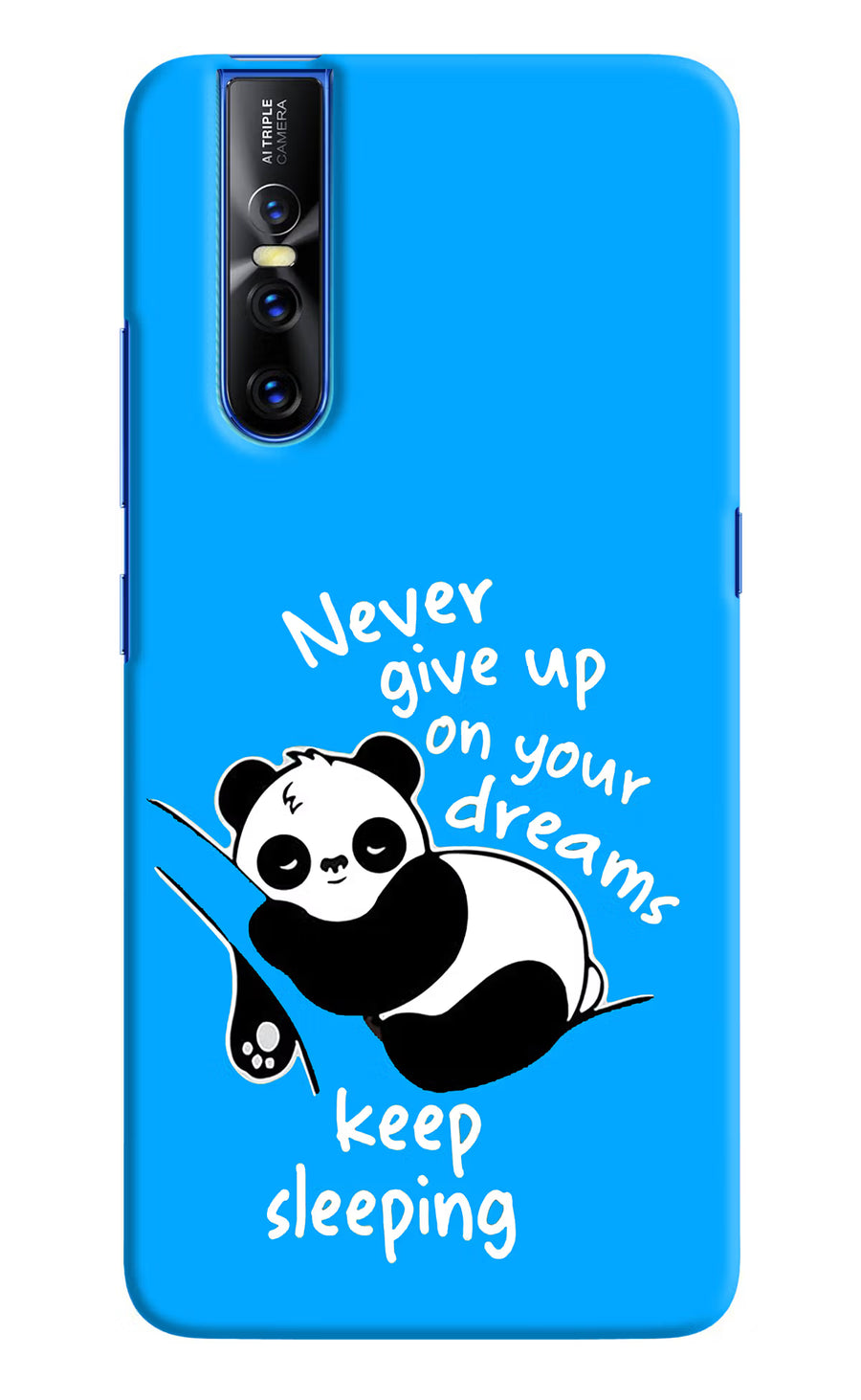 Keep Sleeping Vivo V15 Pro Back Cover, Hard case