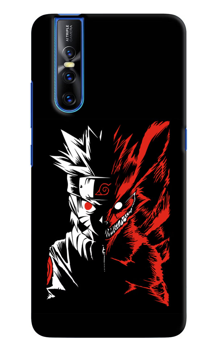 Naruto Two Face Vivo V15 Pro Back Cover, Hard case