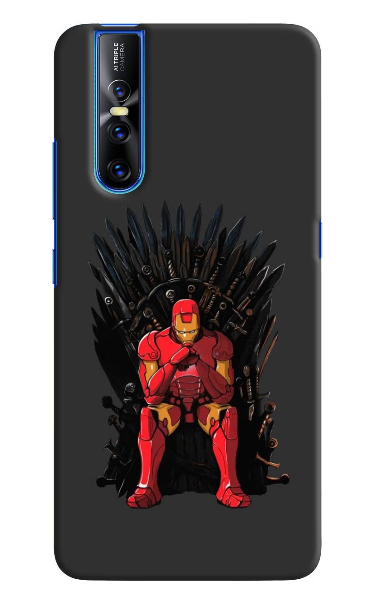 Ironman Throne Vivo V15 Pro Hard Case Back Cover by Casekaro