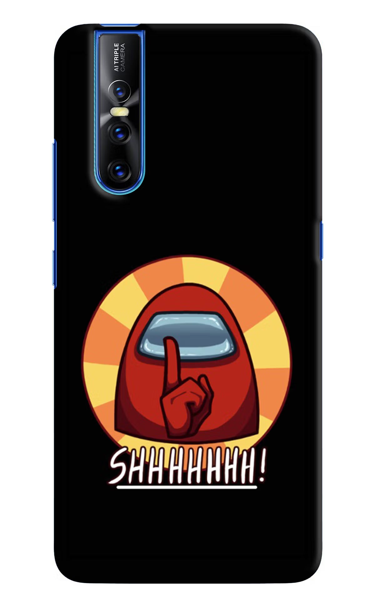 Among Us Shhh! Vivo V15 Pro Hard Case Back Cover by Casekaro